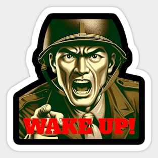 WAKE UP! Sticker